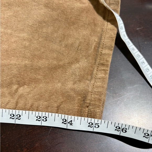 Banana Republic Petite Corduroy Pants High-Rise Pumpkin Spice 32/14 - Picture 11 of 15